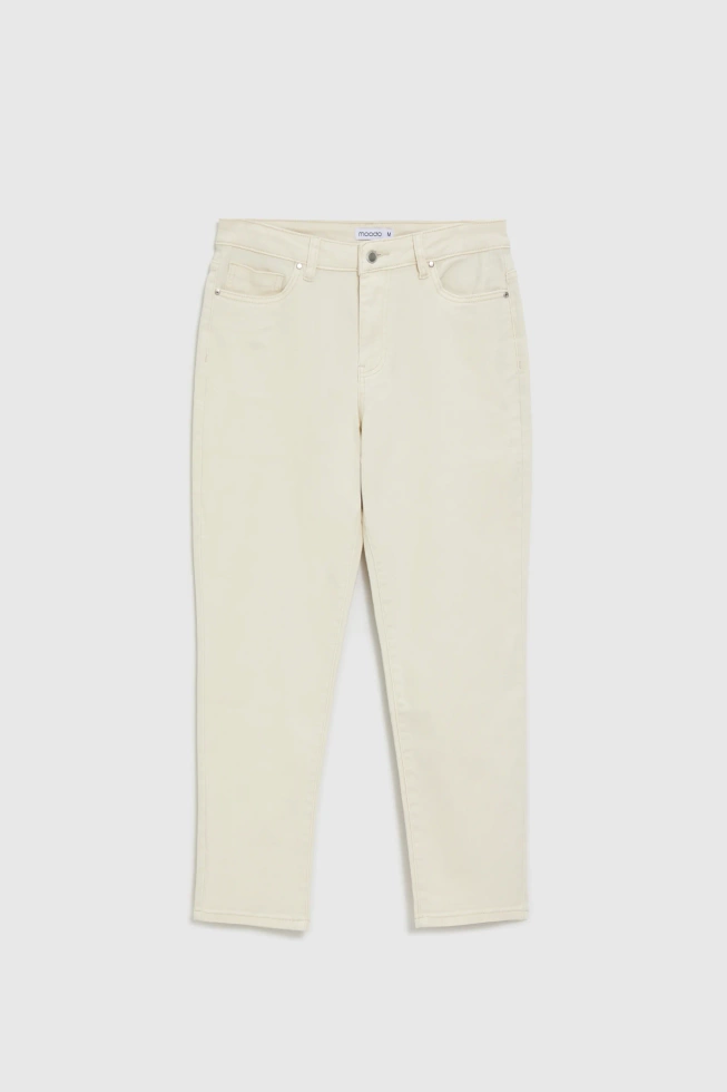 WOMEN'S JEANS L-JE-4911 CREAM-set