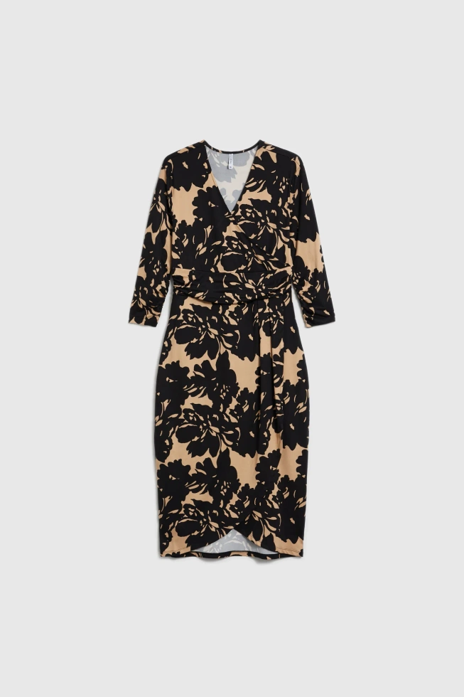 WOMEN'S DRESS L-SU-4902 BLACK