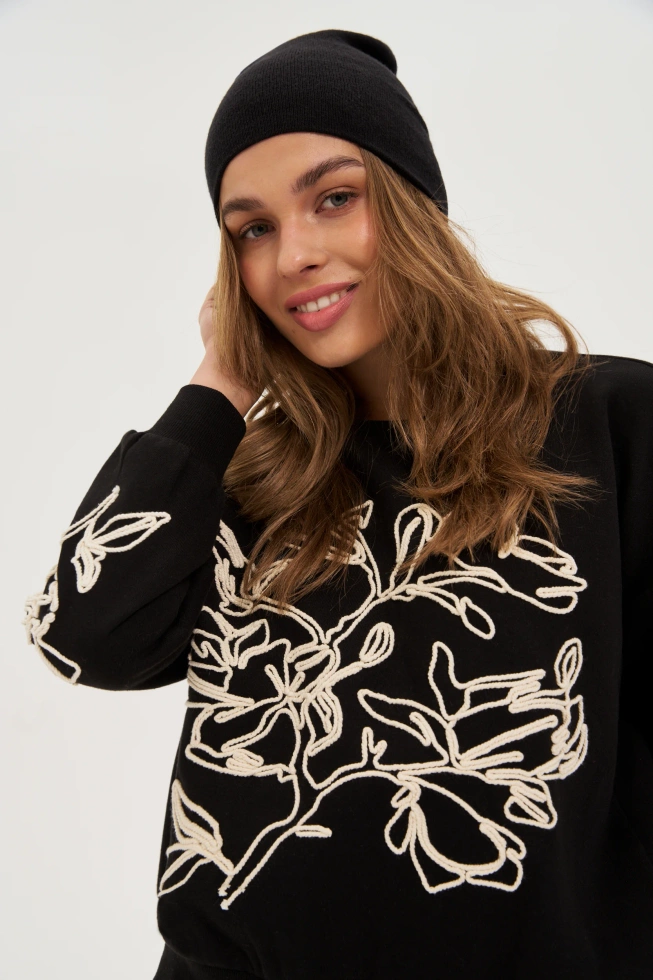 WOMEN'S HAT Z-CZ-4808 BLACK