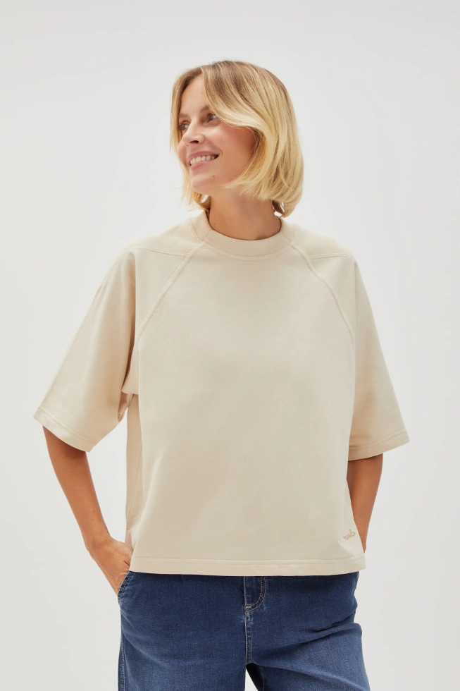 BLUZA DAMSKA L-BL-4615 L.BEIGE