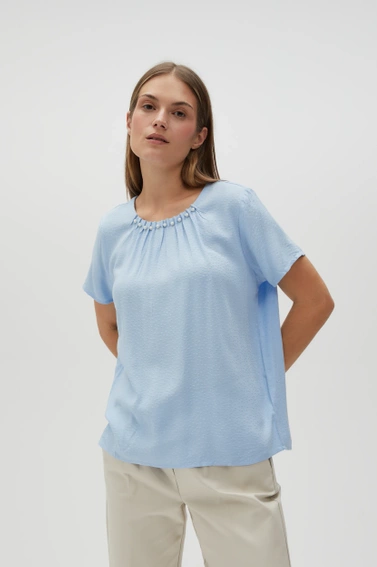 WOMEN'S SHIRT L-KO-4616 L.BLUE