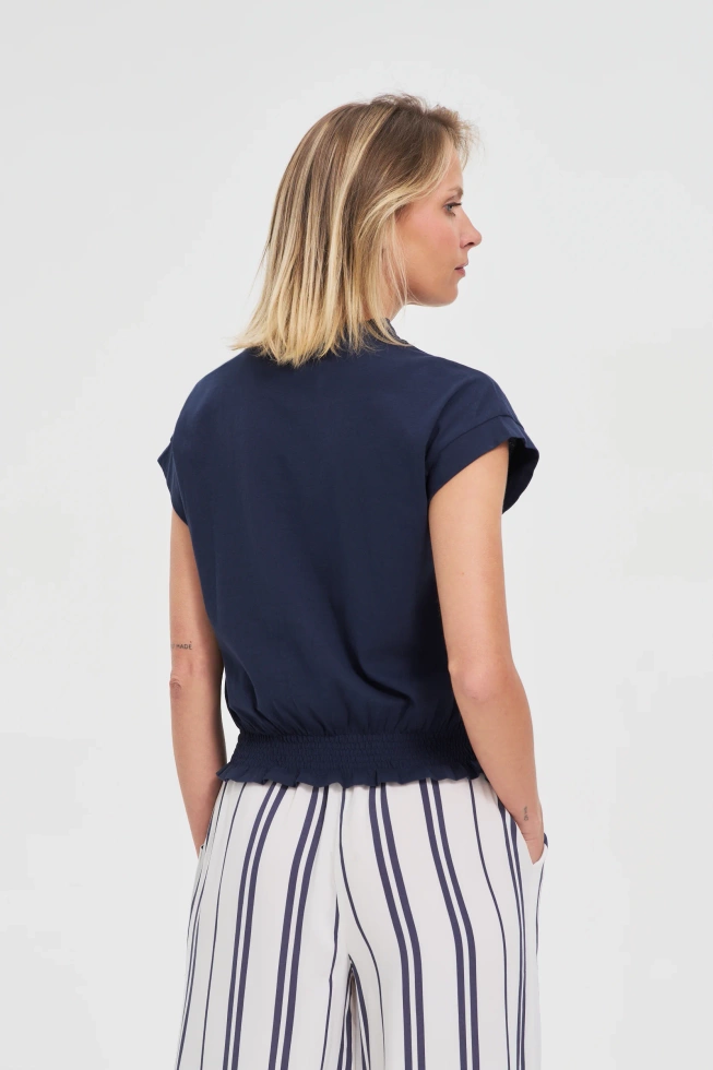 WOMEN'S TSHIRT L-TS-4653 NAVY