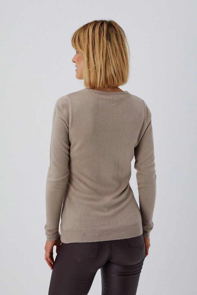 Gładki sweter Z-SW-3600 L.COFFEE