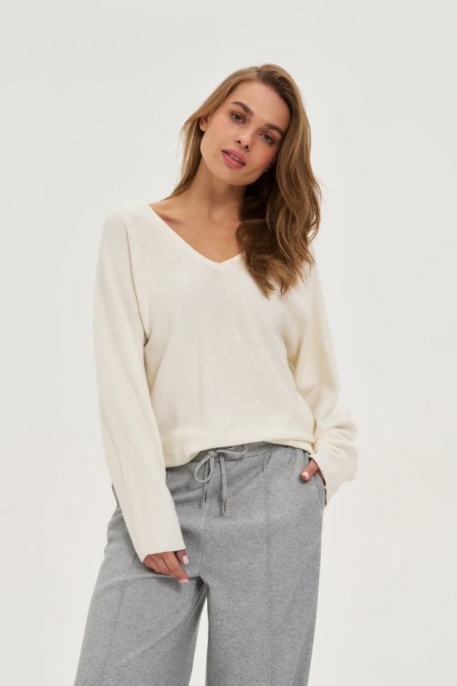 SWETER DAMSKI Z-SW-4831 OFF WHITE