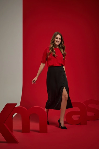 SWETER DAMSKI Z-SW-4874 RED