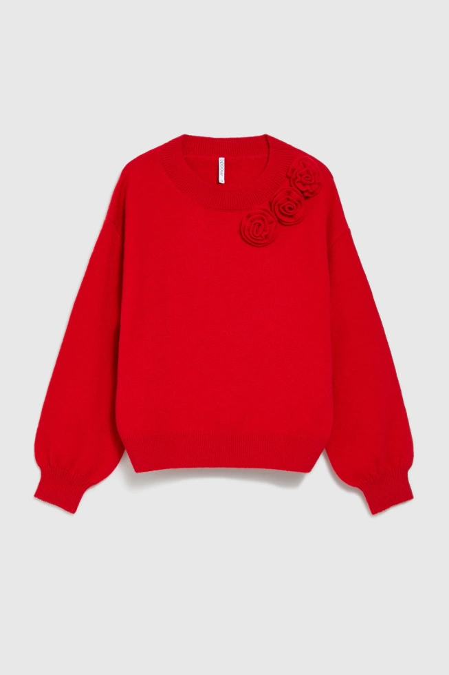 SWETER DAMSKI Z-SW-4883 RED-pakiet