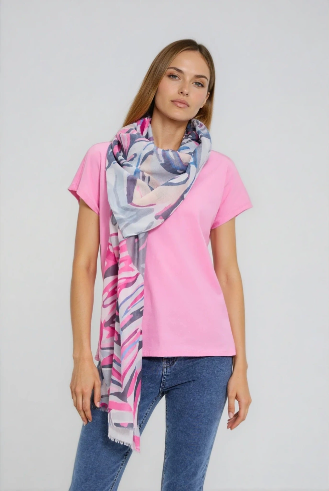 SZALIK DAMSKI L-SZ-4902 FUCHSIA