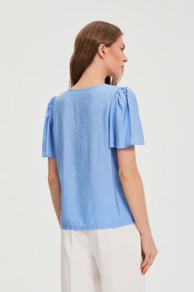 KOSZULA DAMSKA L-KO-4923 BLUE