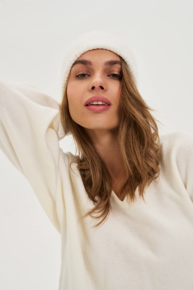 CZAPKA DAMSKA Z-CZ-4807 WHITE