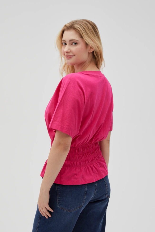 WOMEN'S TSHIRT L-TS-4638 FUCHSIA