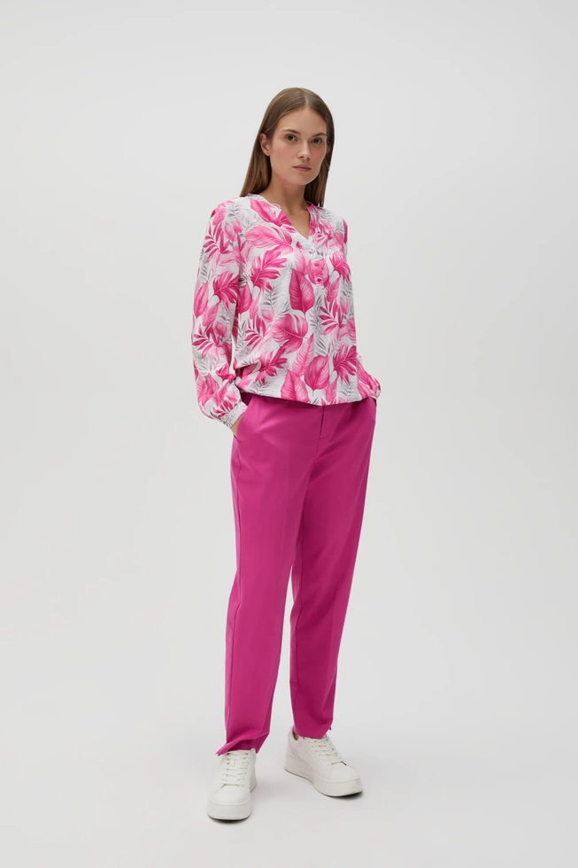 WOMEN'S SHIRT L-KO-4604 FUCHSIA