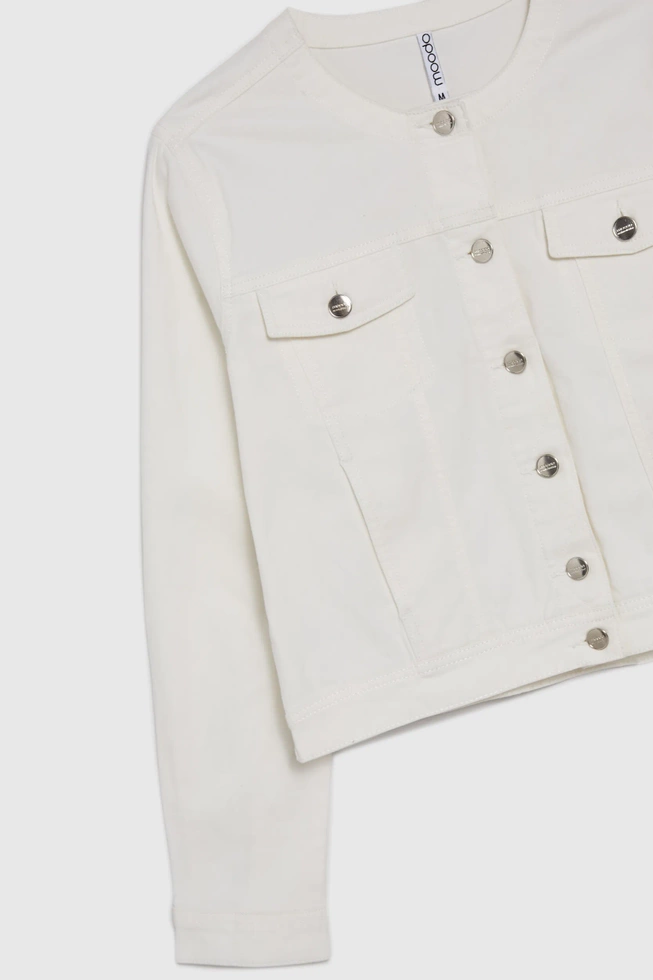 WOMEN'S JACKETS L-KU-4615 OFF WHITE
