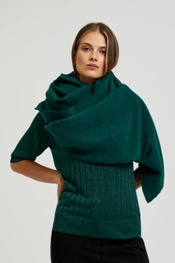 WOMEN'S SCARF Z-SZ-4522 D.GREEN