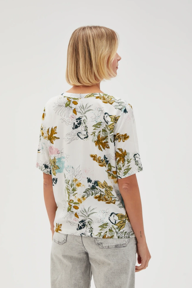 KOSZULA DAMSKA L-KO-4627 OFF WHITE