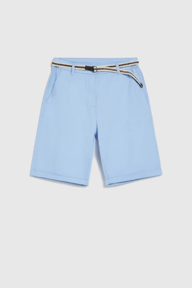 WOMEN'S SHORTS L-SH-4911 L.BLUE