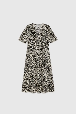 WOMEN'S DRESS L-SU-4910 CREAM-set