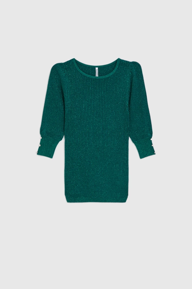 SWETER DAMSKI Z-SW-4863 D.GREEN-pakiet