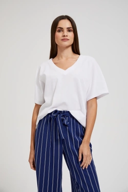 BLUZKA DAMSKA L-TS-4404 WHITE