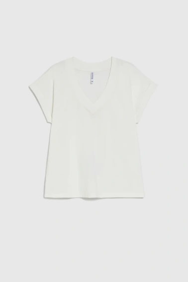 WOMEN'S TSHIRT L-TS-4969 OFF WHITE