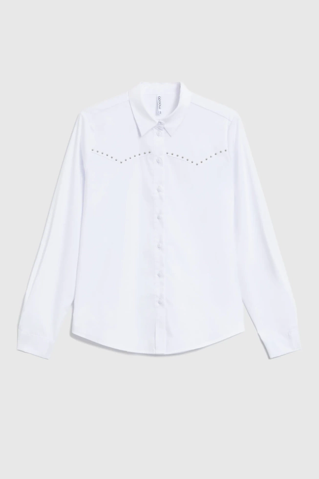 WOMEN'S SHIRT L-KO-4904 WHITE