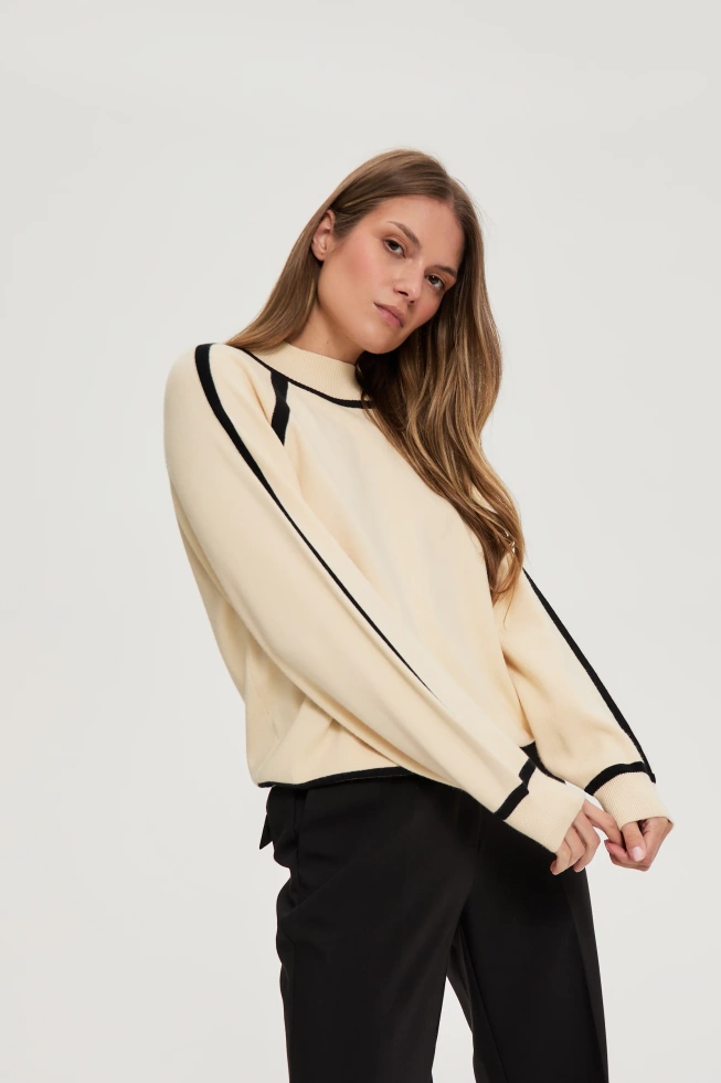 SWETER DAMSKI Z-SW-4841 OFF WHITE