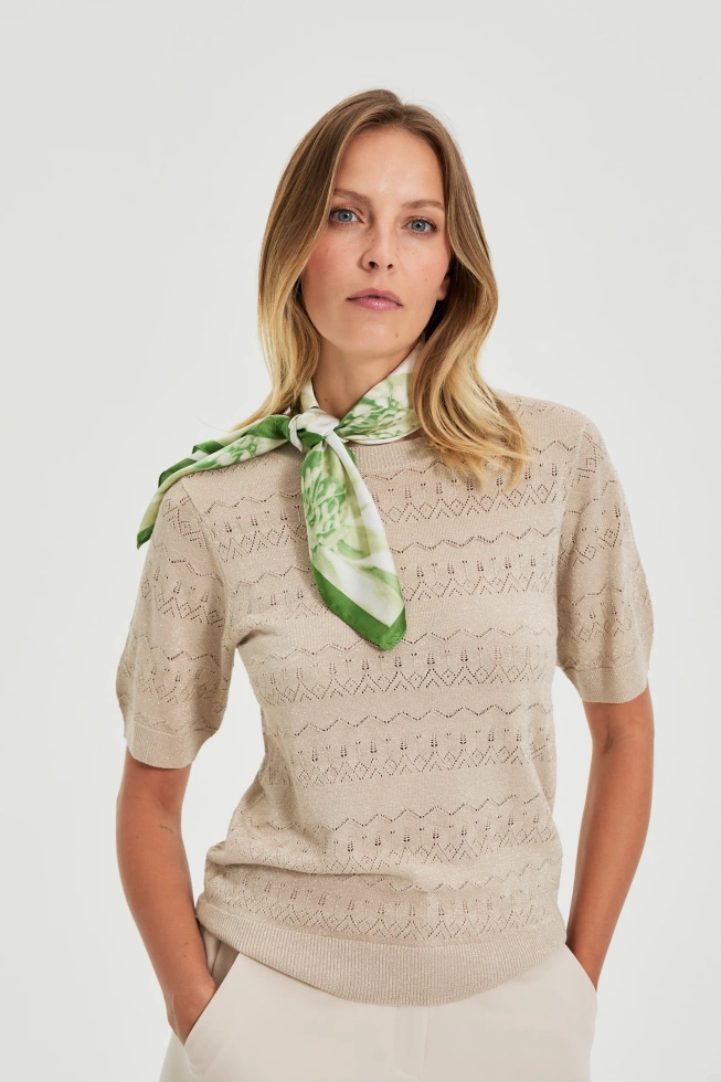 WOMEN'S SCARF L-SZ-4919 GREEN