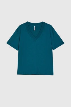 WOMEN'S TSHIRT L-TS-4950 D.GREEN-set