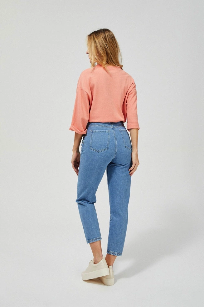 High waist slouchy jeans
