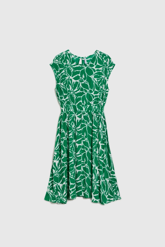 WOMEN'S DRESS L-SU-4650 GREEN-set