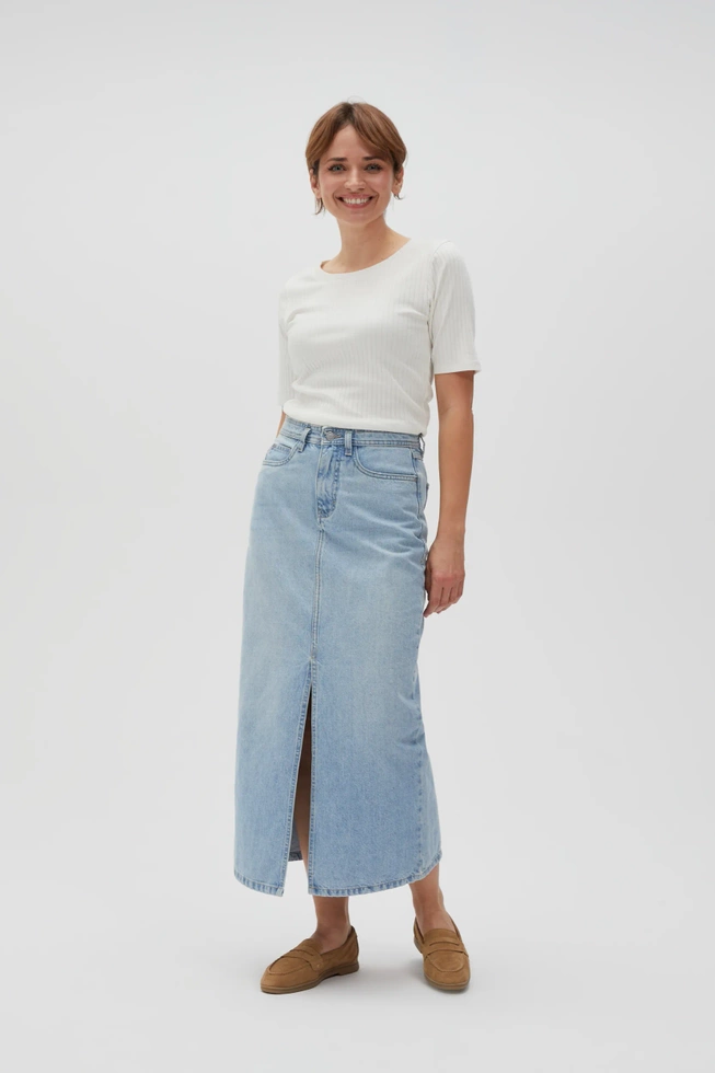 WOMEN'S SKIRT L-SC-4601 L.BLUE