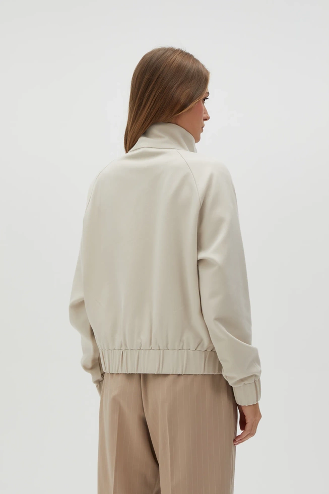 WOMEN'S JACKETS L-KU-4613 L.BEIGE
