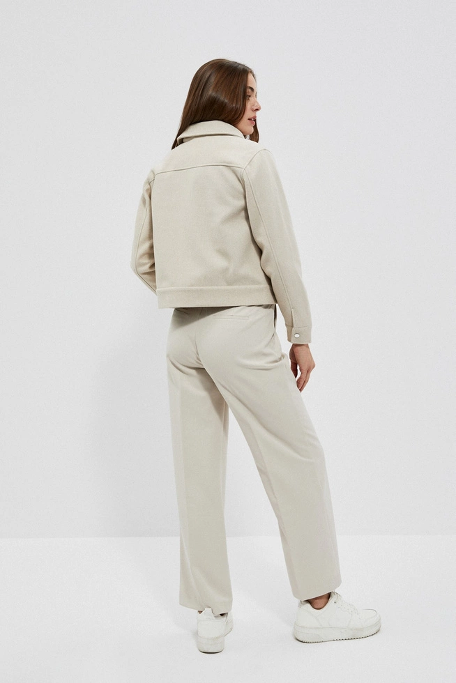KURTKA DAMSKA L-KU-4009 L.BEIGE