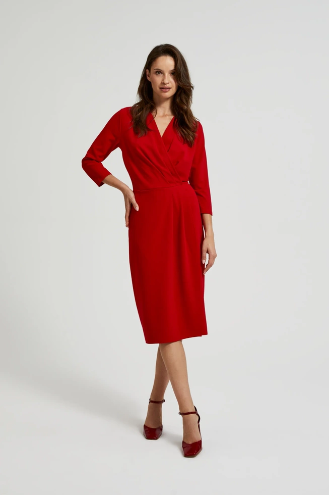 WOMEN'S DRESS Z-SU-4538 RED