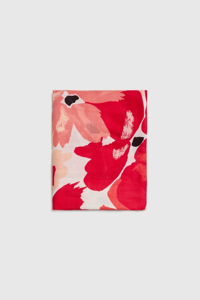 WOMEN'S SCARF L-SZ-4926 RED