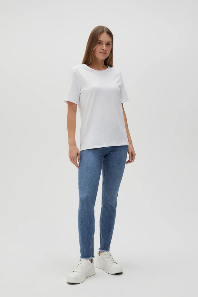 WOMEN'S TSHIRT L-TS-4624 WHITE