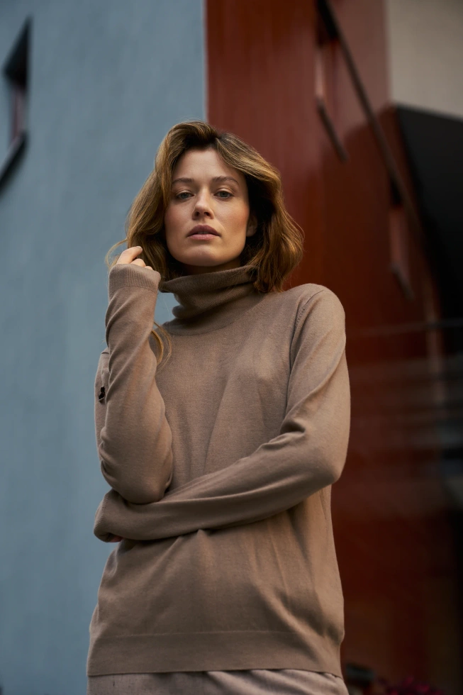 WOMEN'S SWEATER Z-SW-4809 BROWN