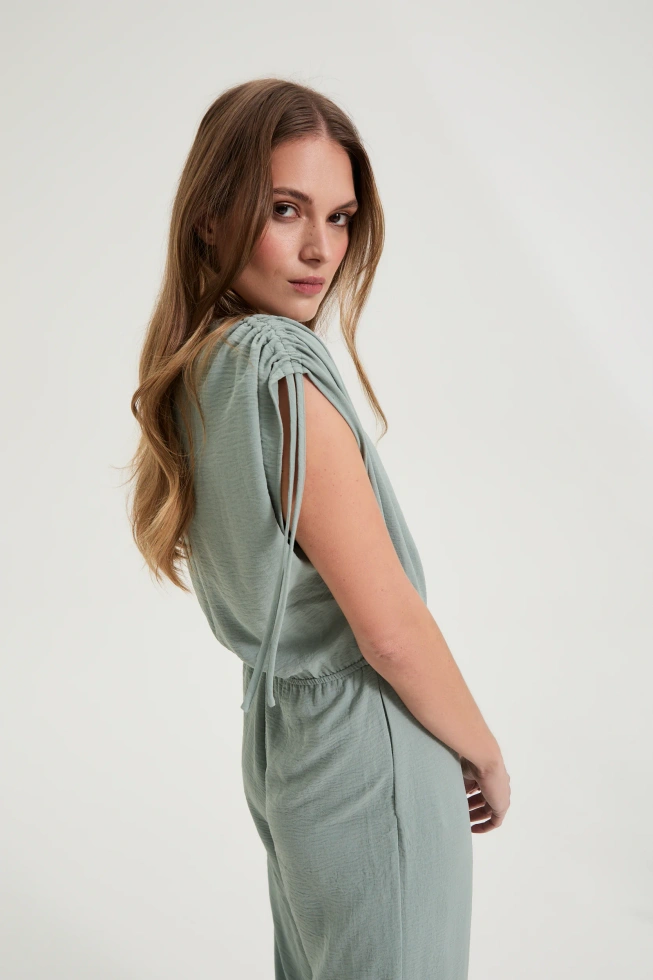 WOMEN'S DRESS L-SU-4926 OLIVE