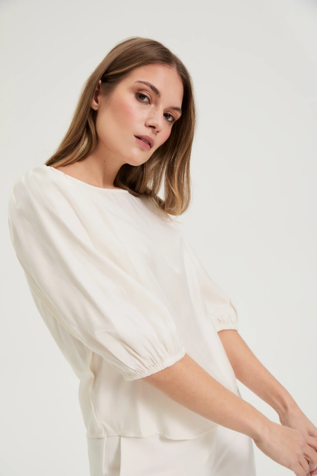 KOSZULA DAMSKA L-KO-4914 CREAM-pakiet