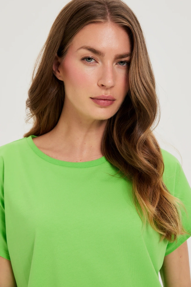 KOSZULKA DAMSKA L-TS-4748 L.GREEN