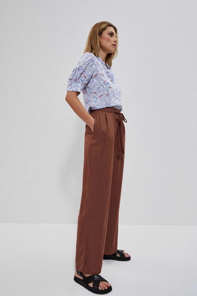 Wide viscose pants