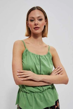 Bawełniany top na ramiączkach L-TS-3845 PALM