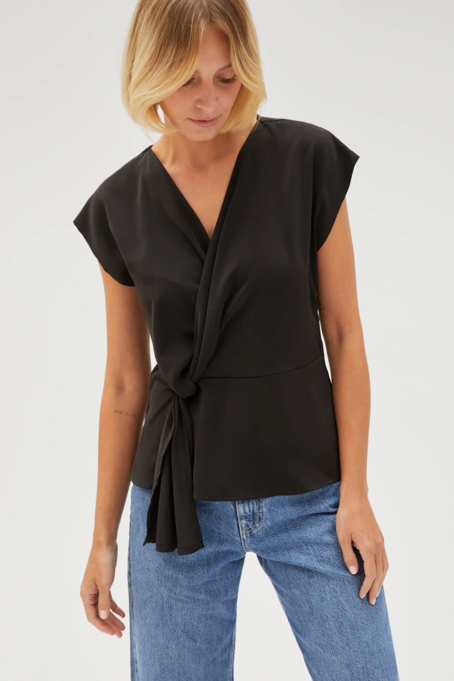 WOMEN'S SHIRT L-KO-4605 BLACK-set