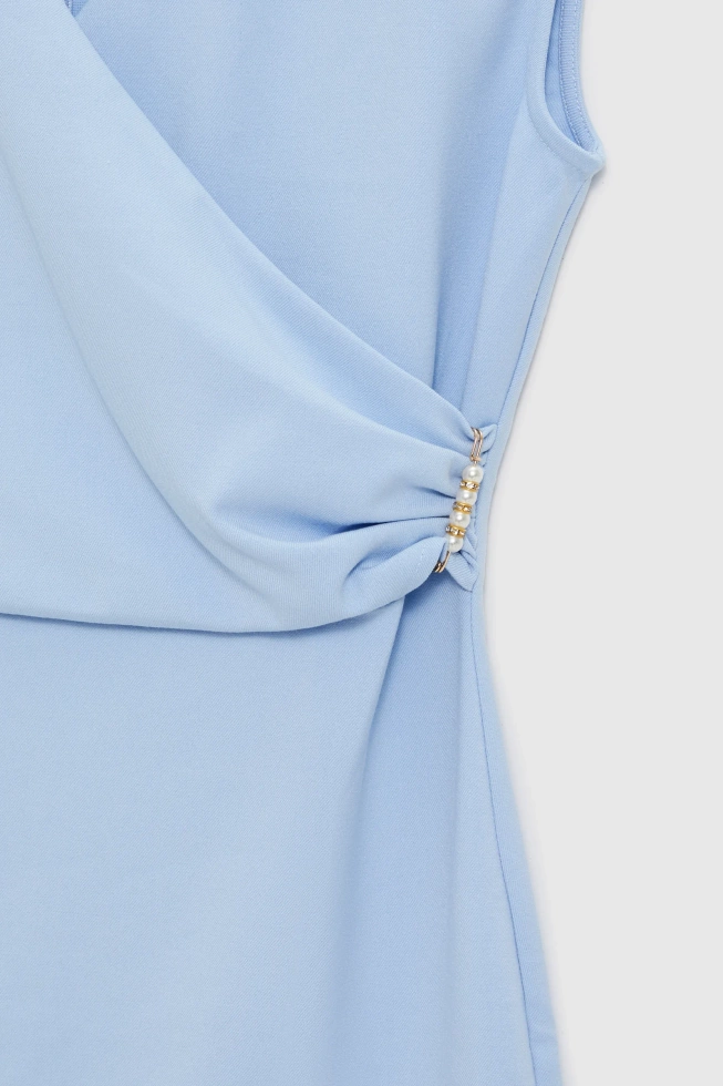 WOMEN'S DRESS L-SU-4942 L.BLUE-set