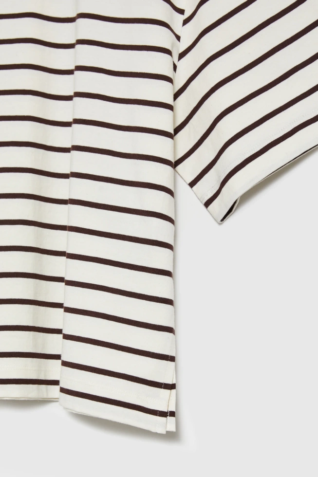 WOMEN'S TSHIRT L-TS-4719 BROWN