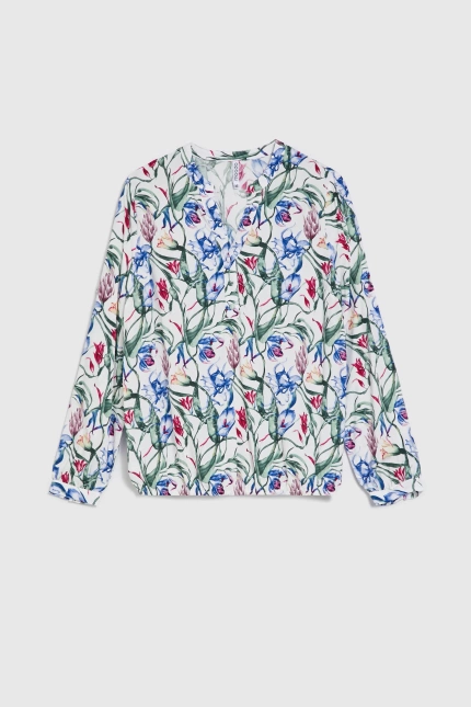 KOSZULA DAMSKA L-KO-4907 MULTICOLOUR