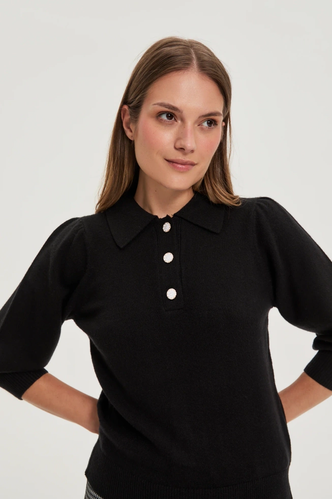WOMEN'S SWEATER Z-SW-4811 BLACK