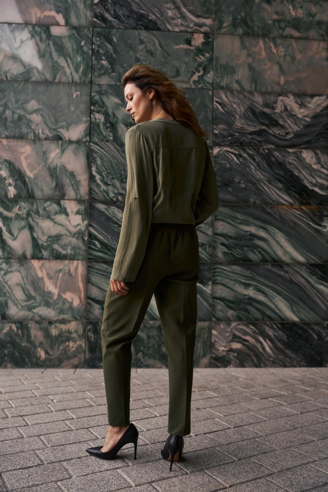 WOMEN'S PANTS Z-SP-4802 D.OLIVE