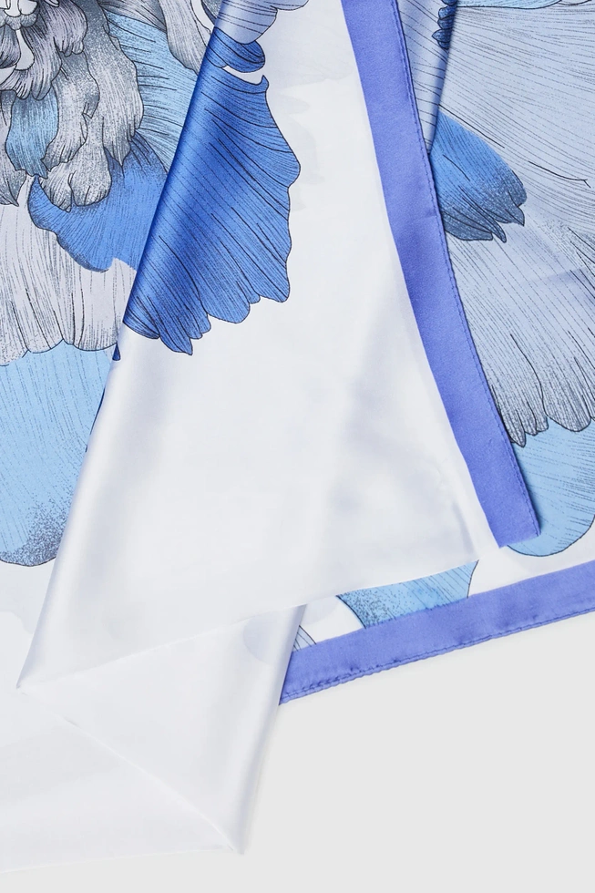 WOMEN'S SCARF L-SZ-4625 BLUE