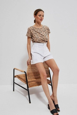 KOSZULKA DAMSKA L-TS-3732 TOFFEE