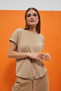 KOSZULKA DAMSKA L-TS-4024 D.BEIGE